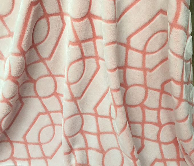 珊瑚、法蘭絨背印、剪花系列